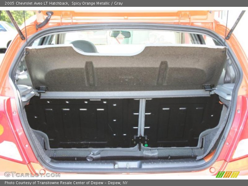 Spicy Orange Metallic / Gray 2005 Chevrolet Aveo LT Hatchback