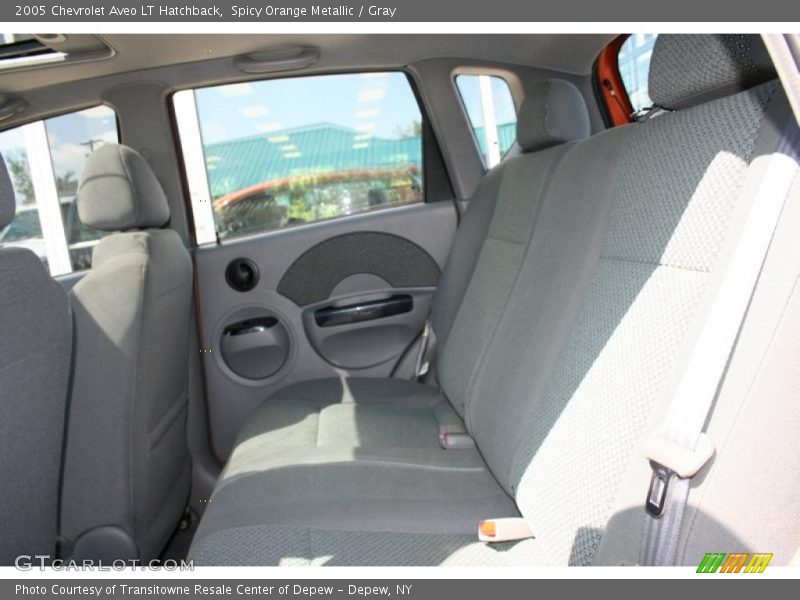 Spicy Orange Metallic / Gray 2005 Chevrolet Aveo LT Hatchback