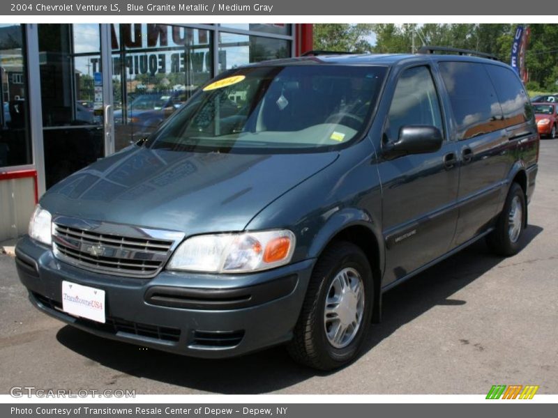 Blue Granite Metallic / Medium Gray 2004 Chevrolet Venture LS