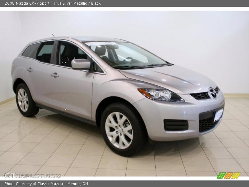 True Silver Metallic / Black 2008 Mazda CX-7 Sport