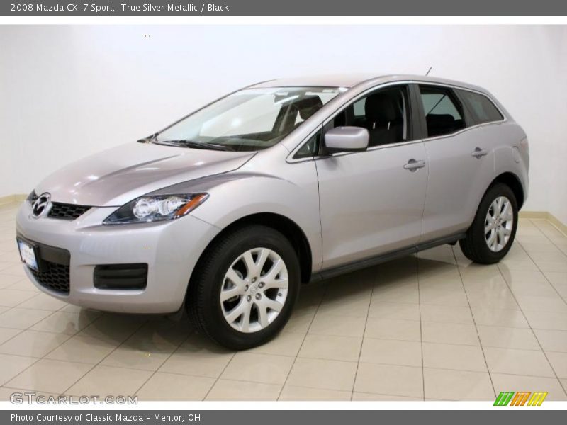 True Silver Metallic / Black 2008 Mazda CX-7 Sport