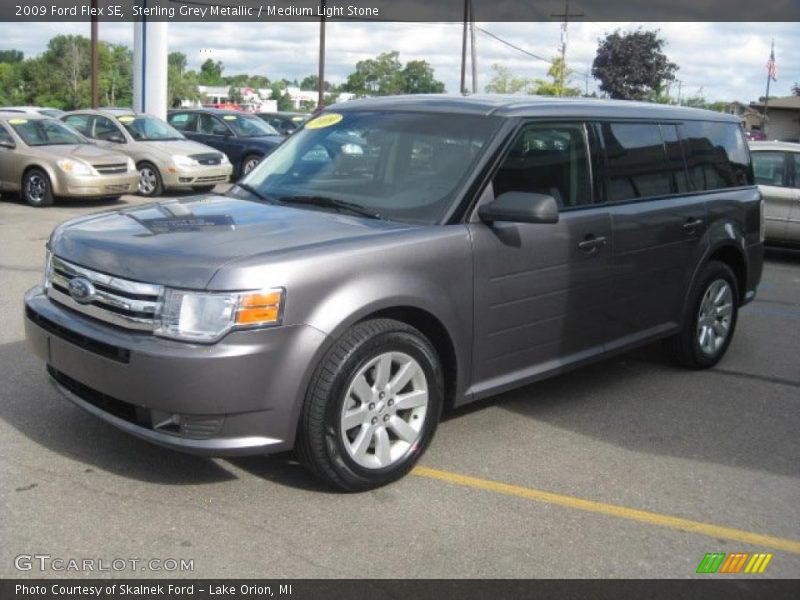 Sterling Grey Metallic / Medium Light Stone 2009 Ford Flex SE