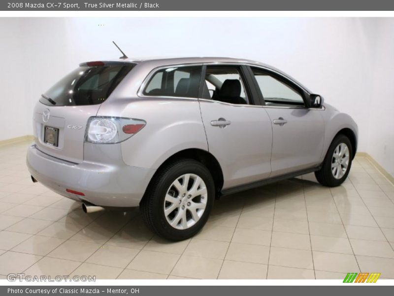 True Silver Metallic / Black 2008 Mazda CX-7 Sport