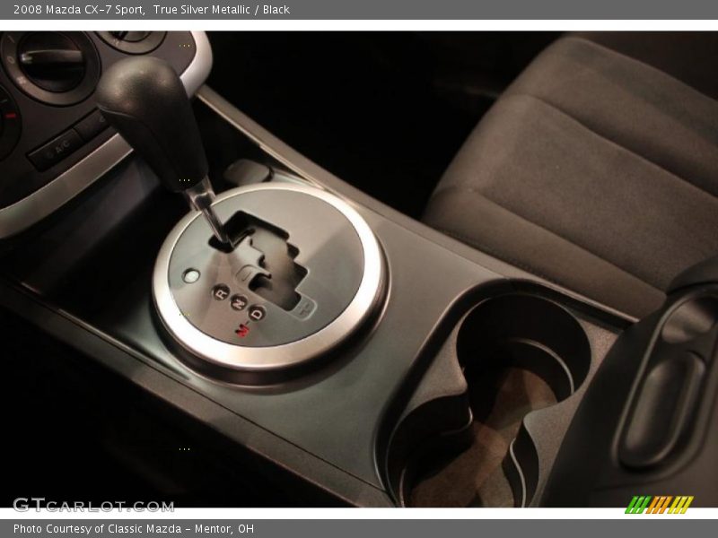 True Silver Metallic / Black 2008 Mazda CX-7 Sport
