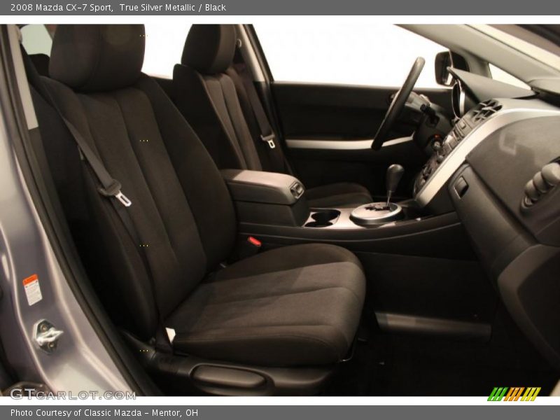 True Silver Metallic / Black 2008 Mazda CX-7 Sport
