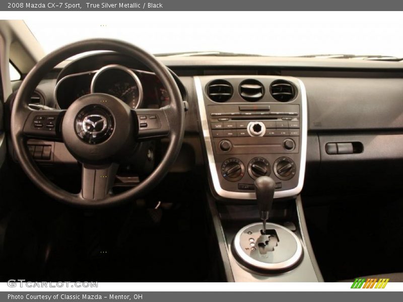 True Silver Metallic / Black 2008 Mazda CX-7 Sport