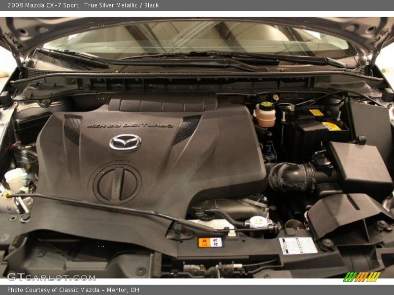 True Silver Metallic / Black 2008 Mazda CX-7 Sport