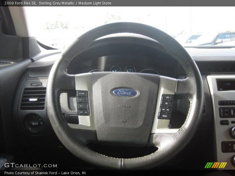 Sterling Grey Metallic / Medium Light Stone 2009 Ford Flex SE