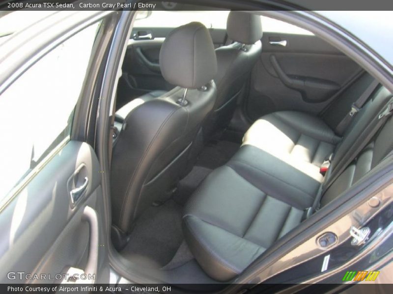 Carbon Gray Pearl / Ebony 2008 Acura TSX Sedan