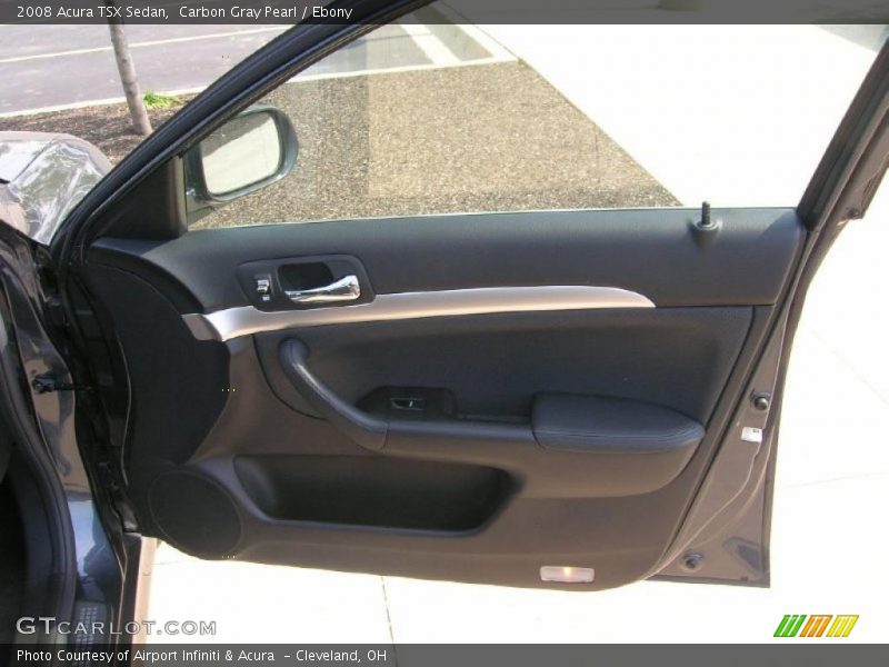 Carbon Gray Pearl / Ebony 2008 Acura TSX Sedan
