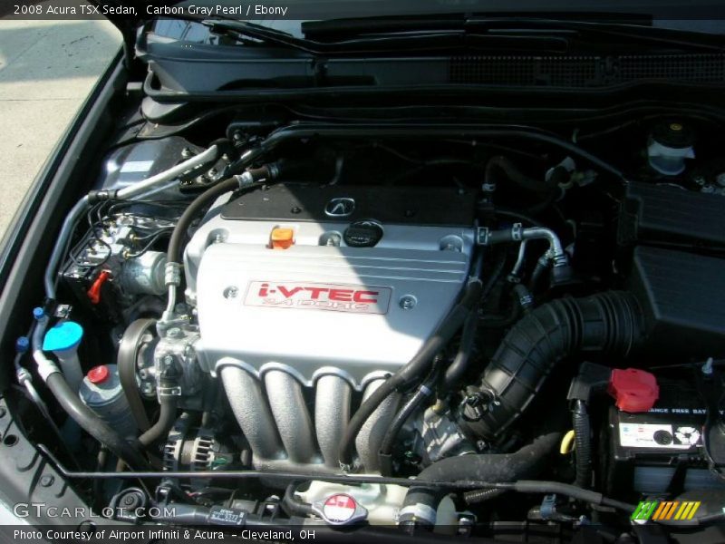 Carbon Gray Pearl / Ebony 2008 Acura TSX Sedan