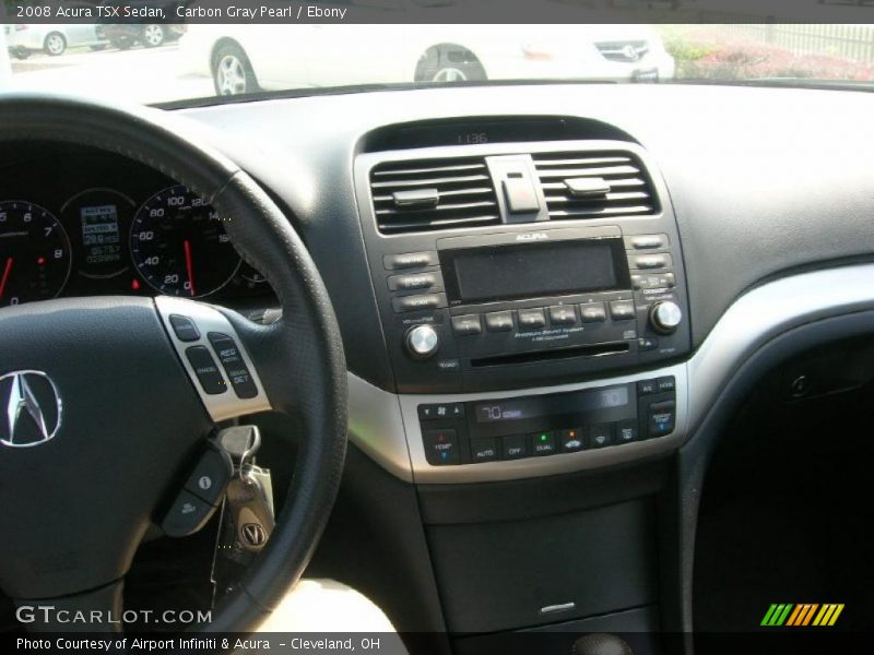 Carbon Gray Pearl / Ebony 2008 Acura TSX Sedan