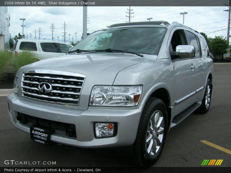 Silver Indulgence / Charcoal 2009 Infiniti QX 56 4WD