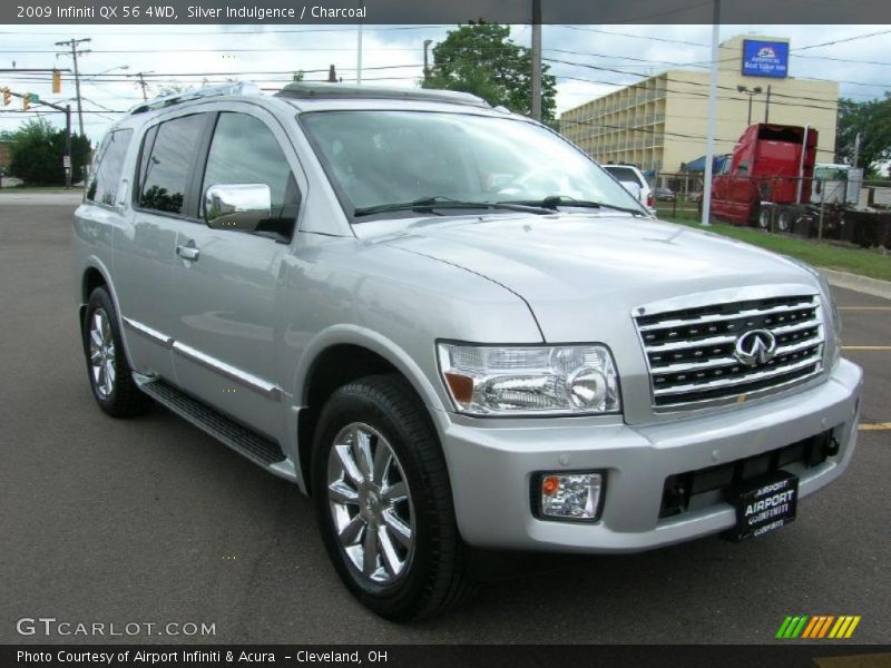 Silver Indulgence / Charcoal 2009 Infiniti QX 56 4WD