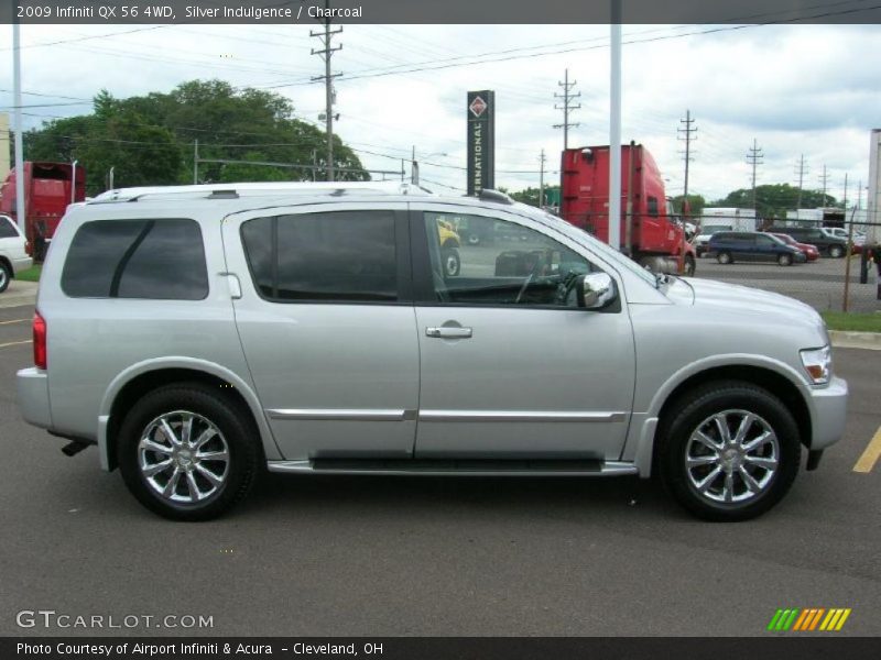 Silver Indulgence / Charcoal 2009 Infiniti QX 56 4WD