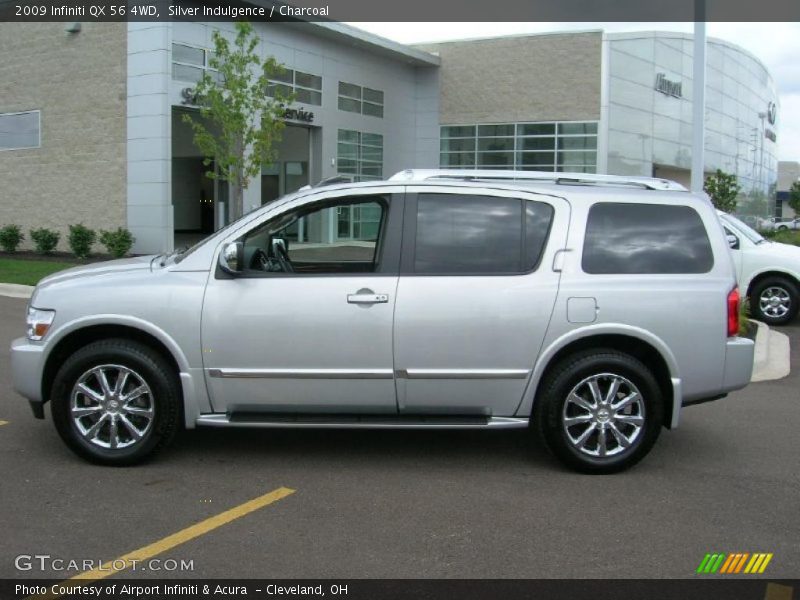 Silver Indulgence / Charcoal 2009 Infiniti QX 56 4WD