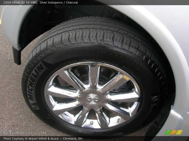 Silver Indulgence / Charcoal 2009 Infiniti QX 56 4WD
