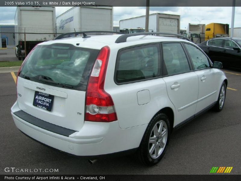 Ice White / Dark Beige/Quartz 2005 Volvo V50 T5