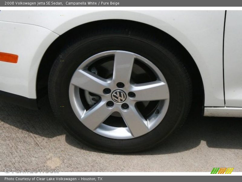 Campanella White / Pure Beige 2008 Volkswagen Jetta SE Sedan