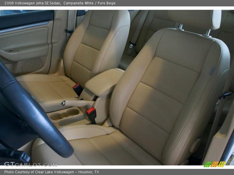 Campanella White / Pure Beige 2008 Volkswagen Jetta SE Sedan