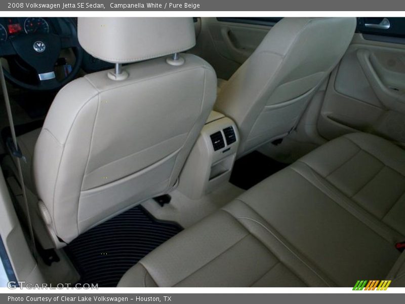 Campanella White / Pure Beige 2008 Volkswagen Jetta SE Sedan