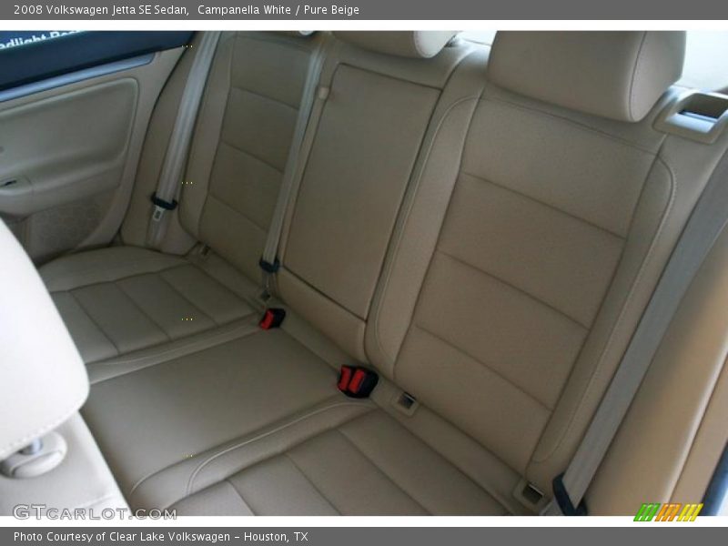 Campanella White / Pure Beige 2008 Volkswagen Jetta SE Sedan