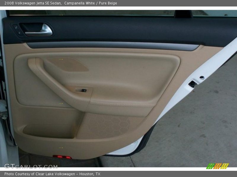 Campanella White / Pure Beige 2008 Volkswagen Jetta SE Sedan