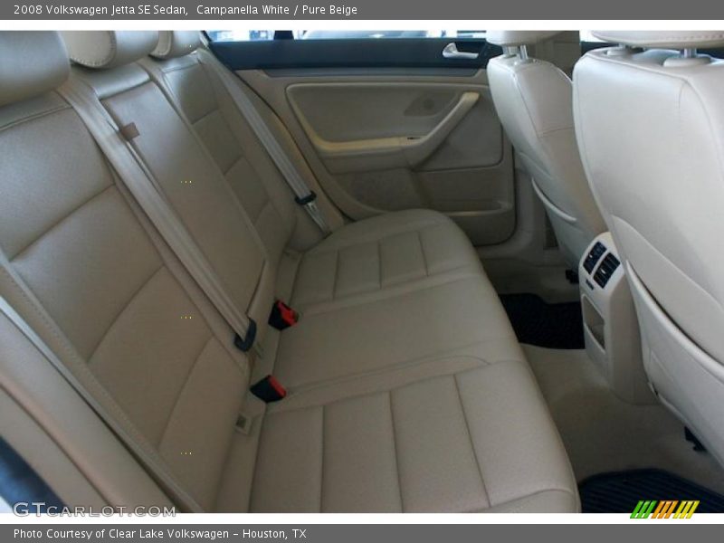 Campanella White / Pure Beige 2008 Volkswagen Jetta SE Sedan