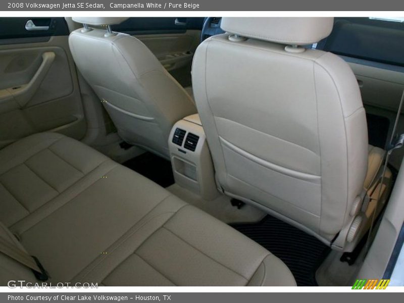 Campanella White / Pure Beige 2008 Volkswagen Jetta SE Sedan