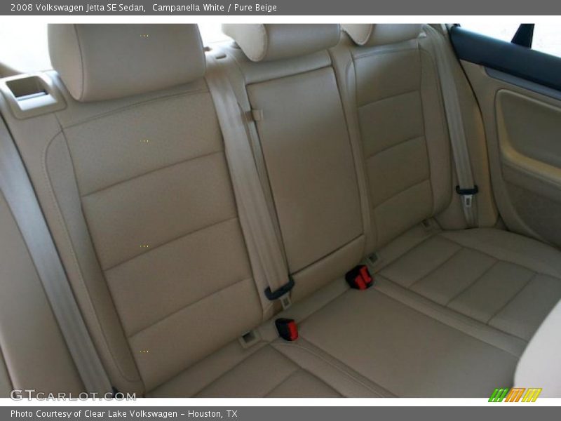 Campanella White / Pure Beige 2008 Volkswagen Jetta SE Sedan