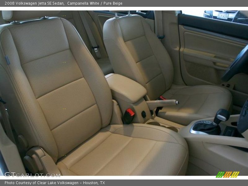 Campanella White / Pure Beige 2008 Volkswagen Jetta SE Sedan