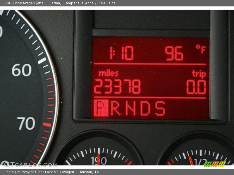 Campanella White / Pure Beige 2008 Volkswagen Jetta SE Sedan