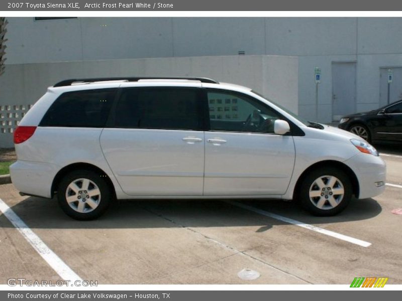 Arctic Frost Pearl White / Stone 2007 Toyota Sienna XLE