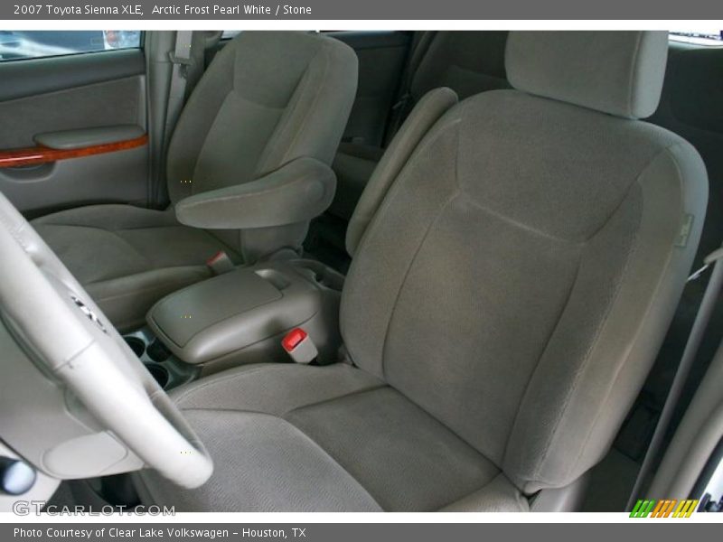 Arctic Frost Pearl White / Stone 2007 Toyota Sienna XLE