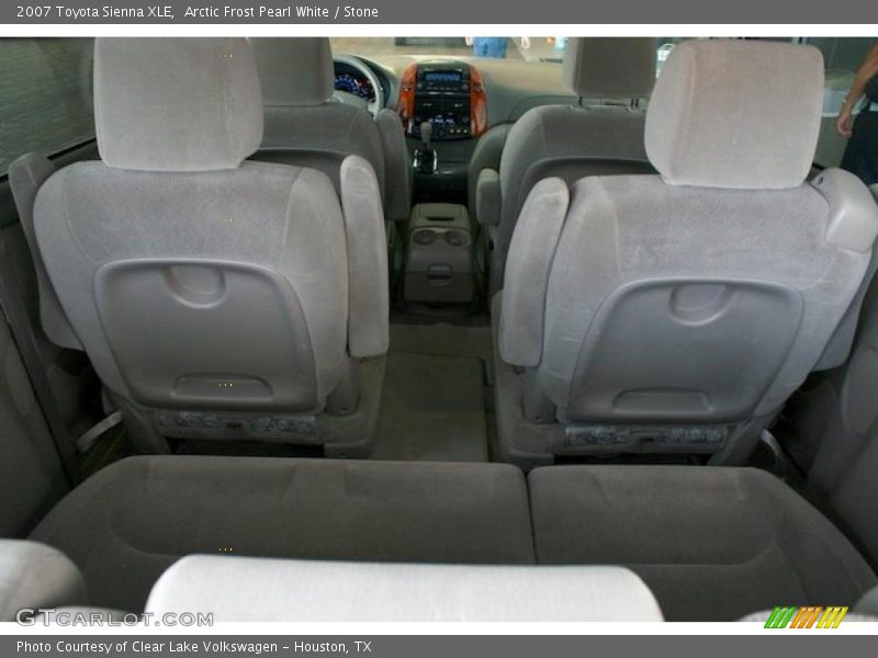 Arctic Frost Pearl White / Stone 2007 Toyota Sienna XLE