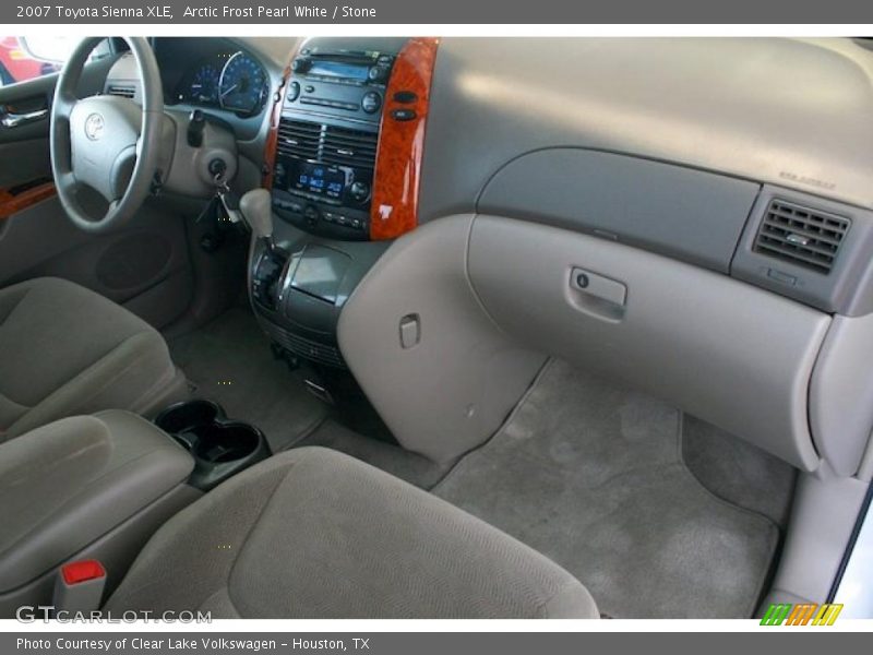 Arctic Frost Pearl White / Stone 2007 Toyota Sienna XLE