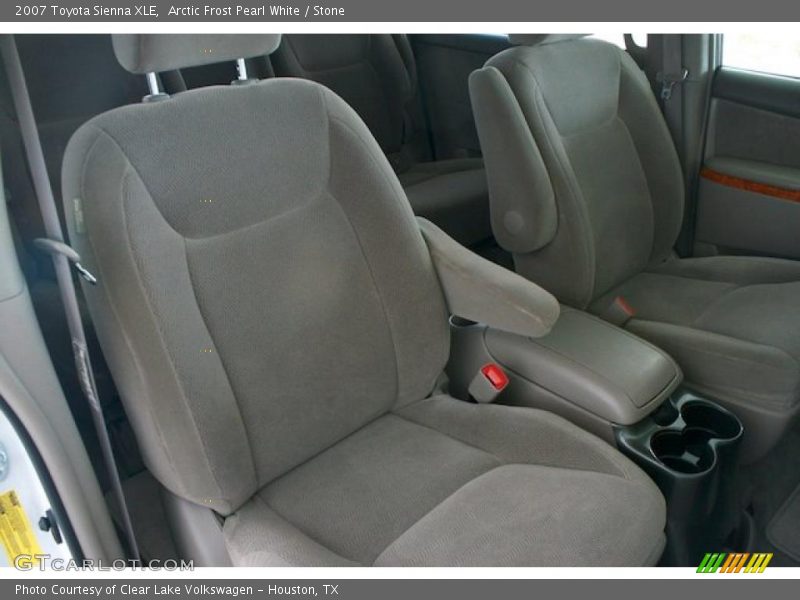 Arctic Frost Pearl White / Stone 2007 Toyota Sienna XLE