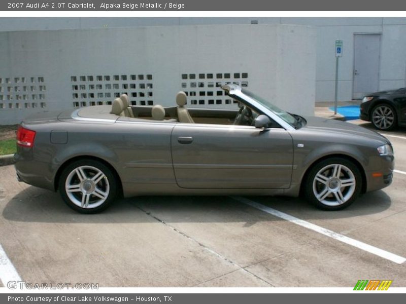 Alpaka Beige Metallic / Beige 2007 Audi A4 2.0T Cabriolet