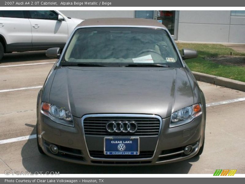 Alpaka Beige Metallic / Beige 2007 Audi A4 2.0T Cabriolet