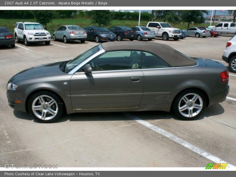 Alpaka Beige Metallic / Beige 2007 Audi A4 2.0T Cabriolet