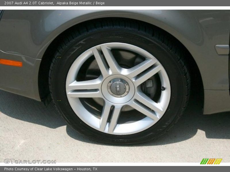 Alpaka Beige Metallic / Beige 2007 Audi A4 2.0T Cabriolet