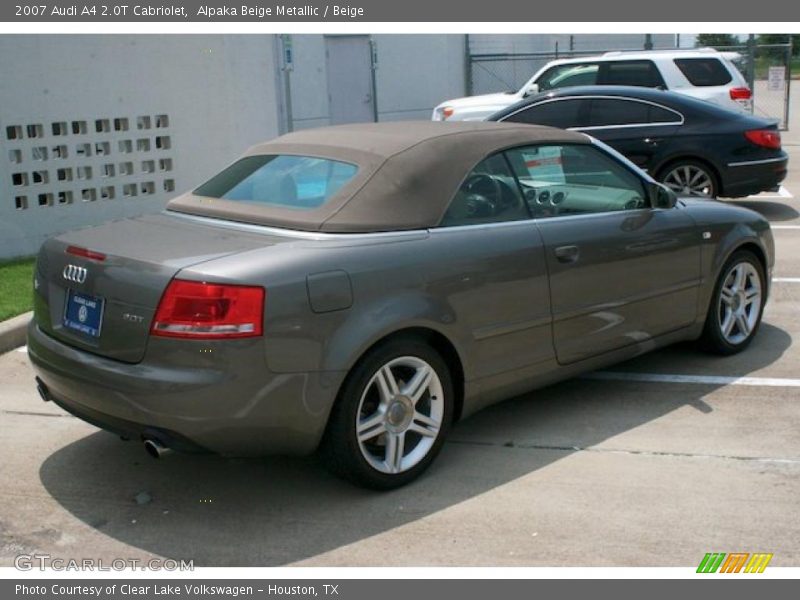 Alpaka Beige Metallic / Beige 2007 Audi A4 2.0T Cabriolet