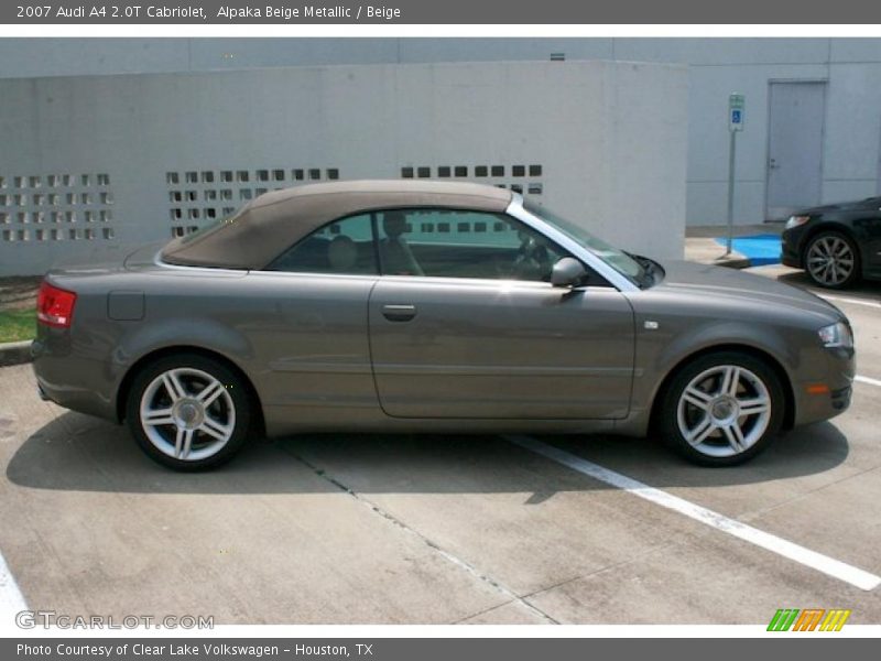 Alpaka Beige Metallic / Beige 2007 Audi A4 2.0T Cabriolet