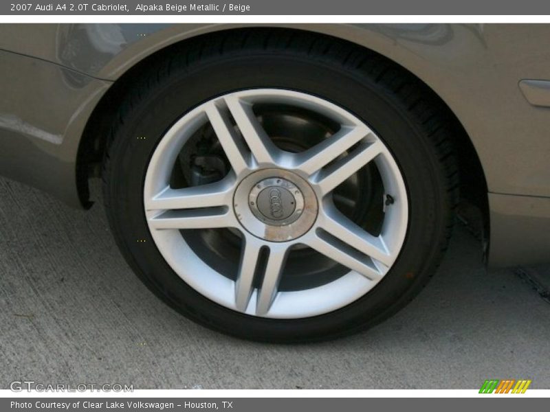 Alpaka Beige Metallic / Beige 2007 Audi A4 2.0T Cabriolet