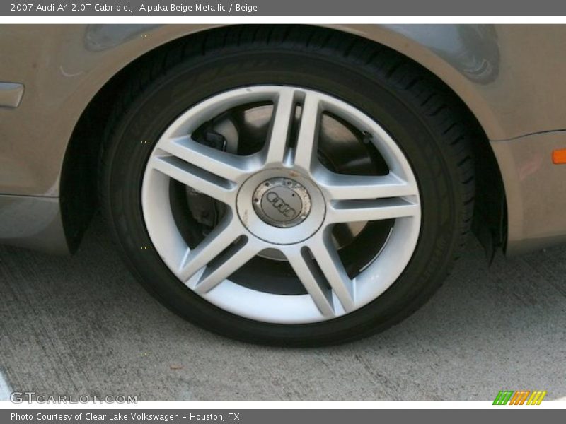 Alpaka Beige Metallic / Beige 2007 Audi A4 2.0T Cabriolet