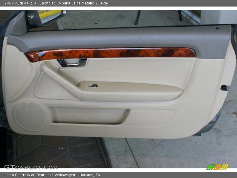 Alpaka Beige Metallic / Beige 2007 Audi A4 2.0T Cabriolet