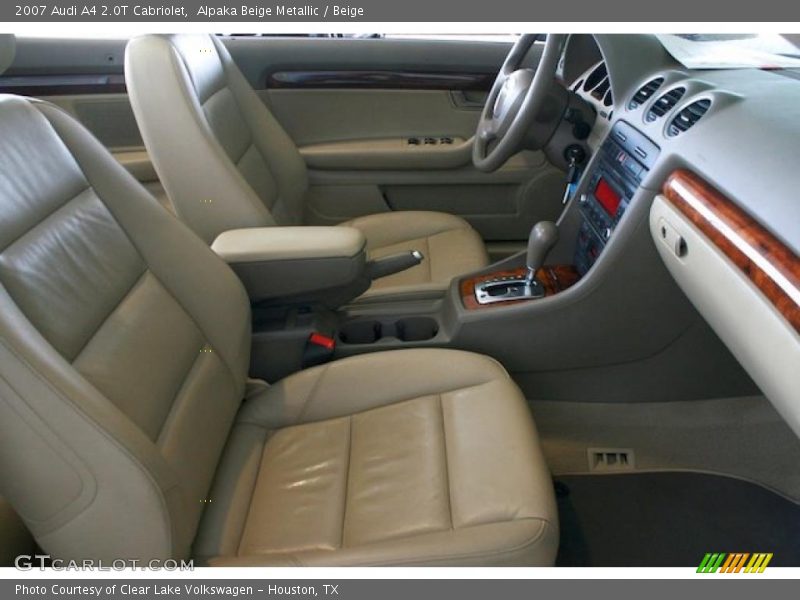 Alpaka Beige Metallic / Beige 2007 Audi A4 2.0T Cabriolet