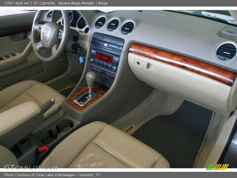 Alpaka Beige Metallic / Beige 2007 Audi A4 2.0T Cabriolet