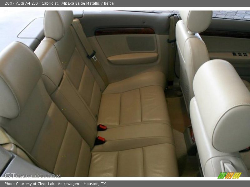 Alpaka Beige Metallic / Beige 2007 Audi A4 2.0T Cabriolet
