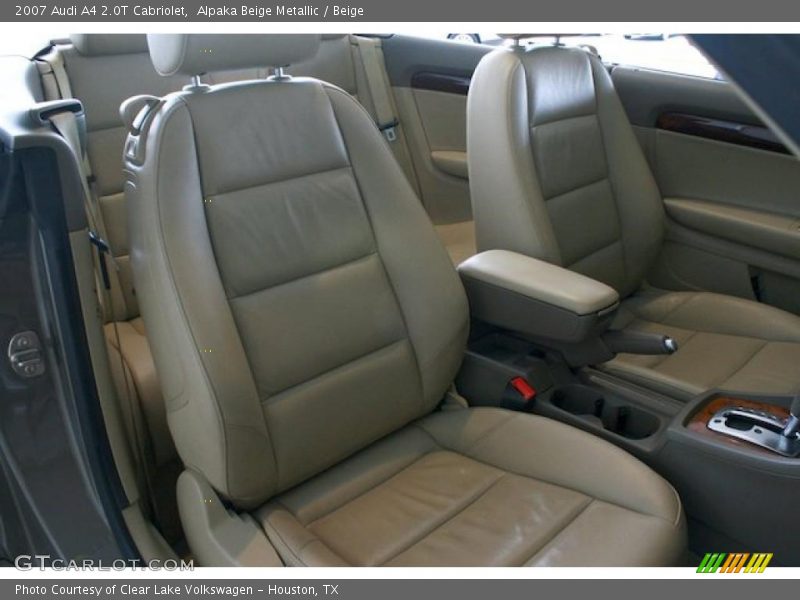 Alpaka Beige Metallic / Beige 2007 Audi A4 2.0T Cabriolet